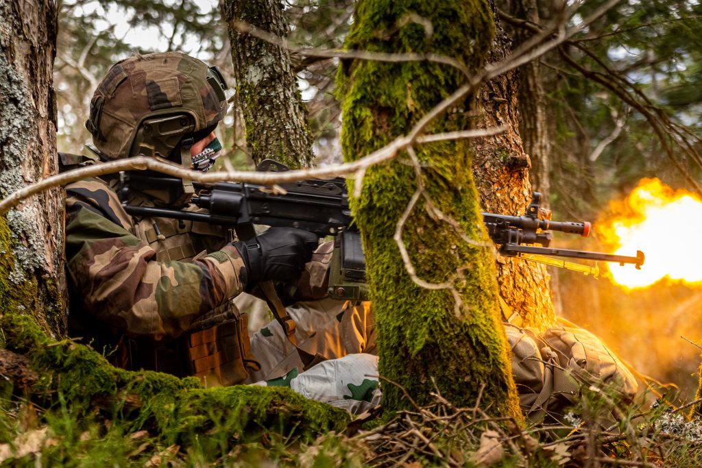 Journée avec les chasseurs alpins